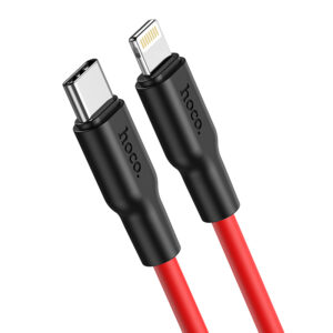 Hoco oplader, USB-C til lightning, Silikone - Image 2